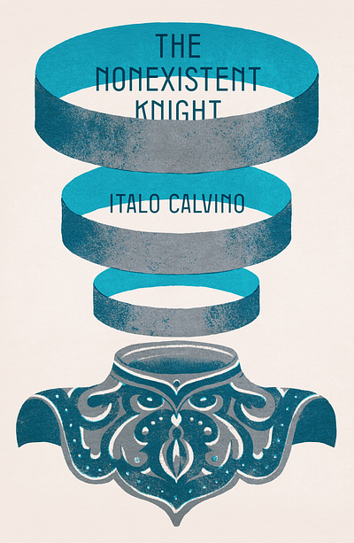 The Nonexistent Knight - Book Cover book cover clip studio paint domestika illustration italo calvino procreate