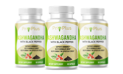 ashwagandha supplement label design, label design 3d mockup 3d rendering amazon listing amazon products ashwagandha label bottle label bottle mockup branding graphic design gummy label design illustration label labeling mockup motion graphics outstanding unique logo package packaging product product mockup