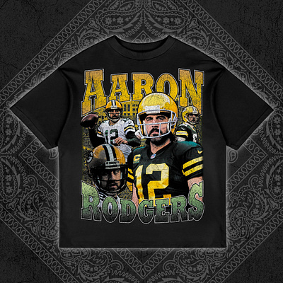 Aaron Rodgers - Bootleg Design T-shirt aaron rodgers bootleg bootleg design bootleg tshirt design graphic design tee