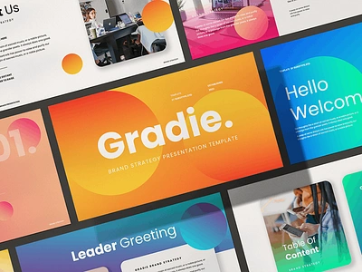 Gradie Brand Strategy - Powerpoint Presentation google slides google slides template keynote keynote templates layout pitch deck pitch deck template pitchdeck powerpoint powerpoint presentation powerpoint template powerpoint templates ppt ppt template pptx presentation presentation layout presentation template presentations slide deck