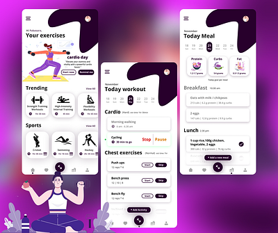 Gym app jym jym app ui ui design ux