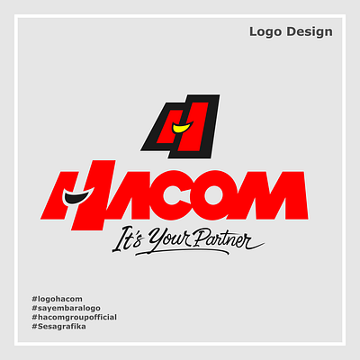 HACOM - Logotype & Logomark Design autentic bold branding custom elegant graphic design handlettering headline lettering logo logomark logotype modern retro script simple typeface typography vintage