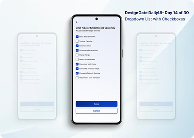 Dropdown List with Checkboxes app design checkboxes dailyui drop down drop down list ios list ui