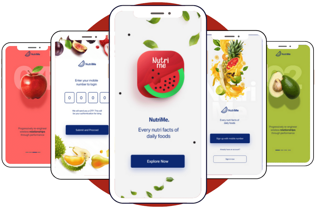 Nutrition App by GCC Marketing on Dribbble