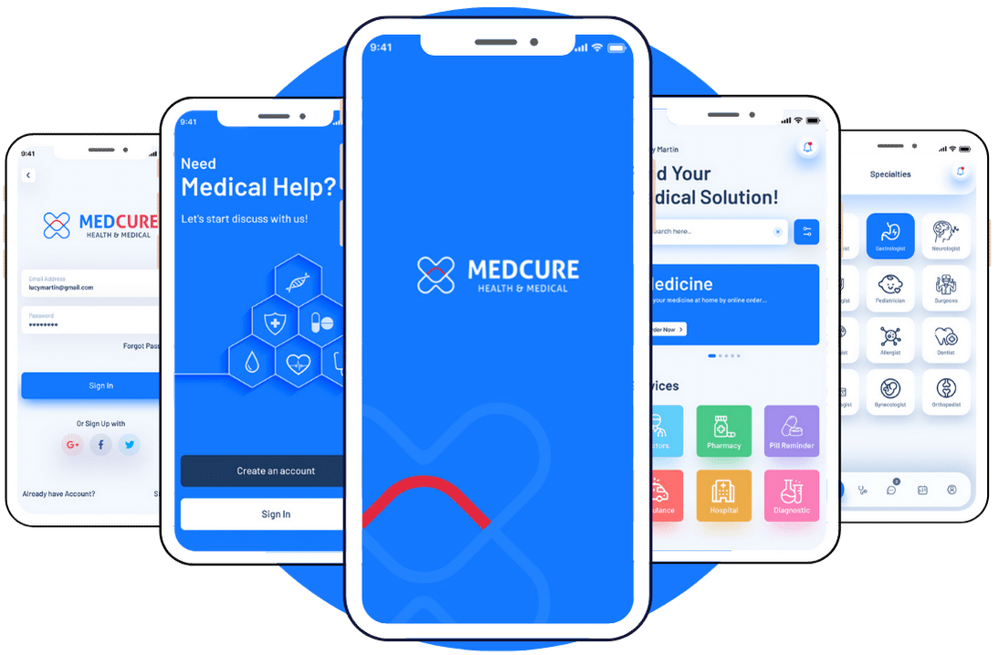 Health Online Consultation App by GCC Marketing on Dribbble