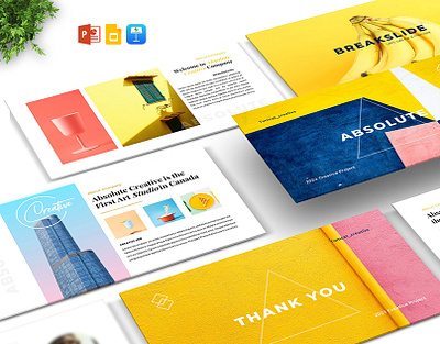 Absolute Creative Business Presentation branding business creative design googleslides graphic design keynote photography powerpoint presentation unique