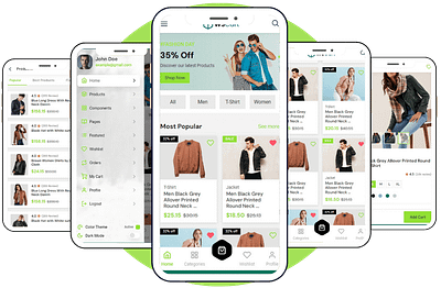 Online Shopping App app designers