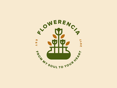 Lineart logo design design flower identity logo logotype дизайн лого логотип цветы