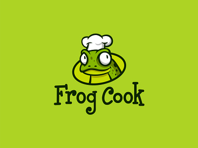 Frog cook logo design design frog logo mascot лого лягушка маскот мультик персонаж повар