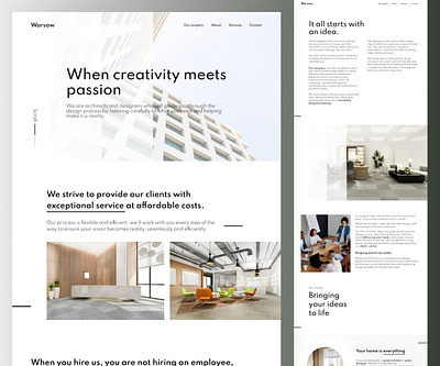 Minimal agency website template agency website creative minimal design portfolio template website design