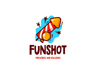 FunShot logo design design humor identity illustrator joke logo