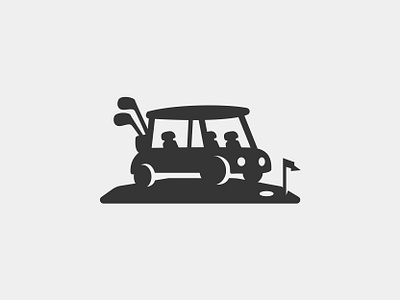 Golf car logo design design logo лого логос логотип