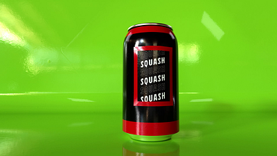 Squash in a can 3d cinema 4d design graphic design illustration logo motion graphics