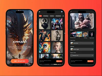 Day 4 Superdribbbs🏀: AI Image Generator app design ai image generator app design daily ui challenge dailyui ui