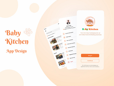 Baby Kitchen App Design appdesign applicationuidesign appui appuidesign appuiux babyapplication babyappui babyfood babyfoodappui babykitchen childrenfood foodapplication kitchenui kitchenuidesign latestui newui trendyui ui uidesign uiux