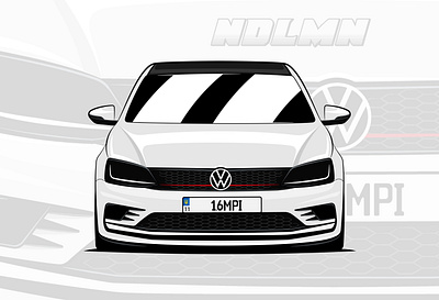 Jetta • 1.6 MPI graphic design illustration vector