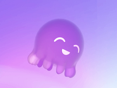 Dreamweaver 3d 4k animation baby blender character cinema4d cloud cute design dream game design illustration jellyfish landscape logo motion purple smile ui