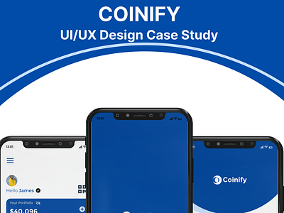 COINIFY - The Crypto App UI/UX Case Study blockchain case study crypto crypto app crypto app case study mobile app product design ui uiux ux ux case study web3