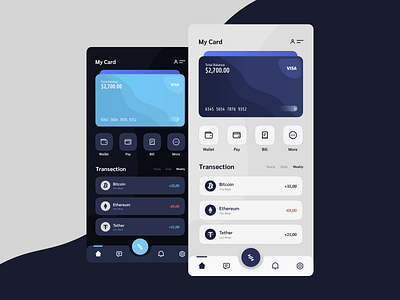 Finance App Design app design ui ux