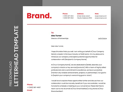 Professional Letterhead Free Google Docs Template design doc docs document free google docs templates free template free template google docs google google docs google docs letterhead template letterhead letterhead template letterheads professional professional letterhead stationery template templates