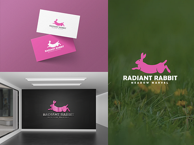 RADIANT RABBIT animal branding bunny bunny logo design graphic design illustration logo rabbit rabbit logo vector