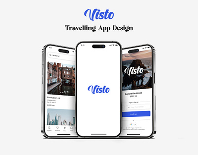 Travelling App UI Design app app design branding logo typography ui ux vector