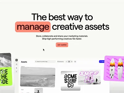Focal Landing page animation branding interaction landing page webflow website