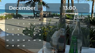 #dailyUI 38 - calender calender vacation dailyui design uxui