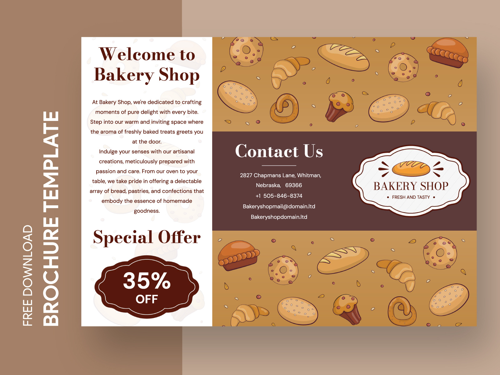 Bakery Brochure Free Google Docs Template by Free Google Docs Templates ...