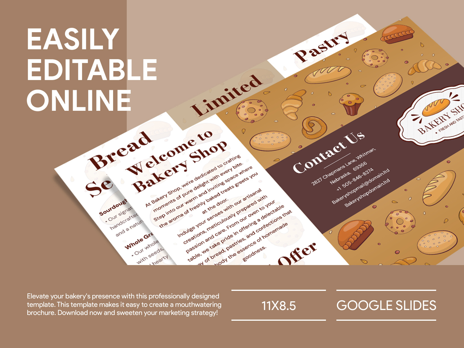 Bakery Brochure Free Google Docs Template by Free Google Docs Templates ...