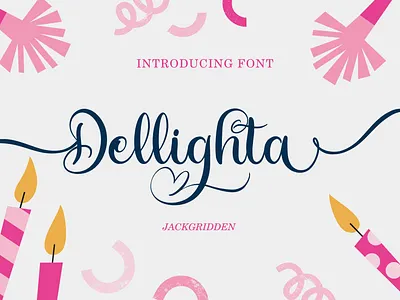 Dellighta Script Font branding dellighta design font graphic design illustration logo script vector