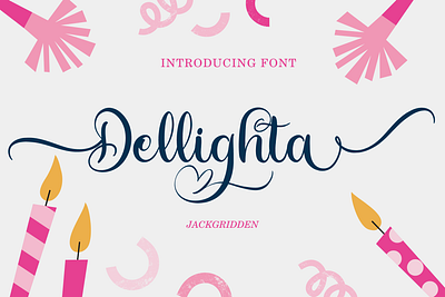 Dellighta Script Font branding dellighta design font graphic design illustration logo script vector