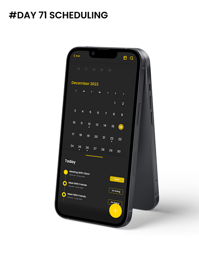 DAY 71 SCHEDULING animation branding challenge dailyui design graphic design illustration logo ui uiux