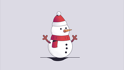Snowman Sneeze animation motion graphics sneeze snowman winter