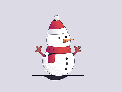 Snowman Sneeze animation motion graphics sneeze snowman winter