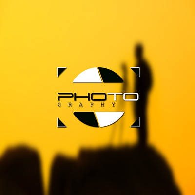 This is a logo photo graphy. 3d graphic design logo ui