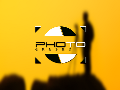 This is a logo photo graphy. 3d graphic design logo ui