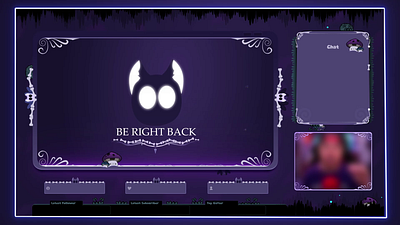 Gothic Vivid Stream Pack Overlay after effect illustraiton motion graphics twitch