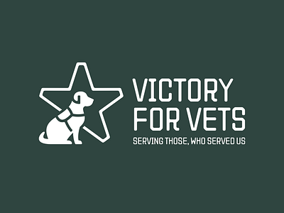 Victory for vets animal army dog graphic design logo design nimartsok vets