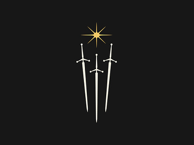 SWORDS branding claymore dark illustration logo medeival merch sun sword tattoo vanguard vibes