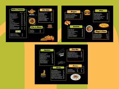 Waah Feels 3d animation branding burger digital menu or food flyer gayatri graphics graphic design logo menu card motion graphics ui waah feels