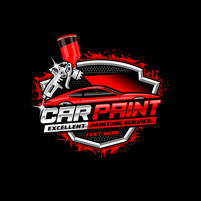 Car Paint Logo, Car Detailing Logo car car detailing logo car paint car paint logo car painting car painting logo detailing paint painting