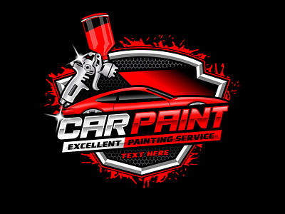 Car Paint Logo, Car Detailing Logo car car detailing logo car paint car paint logo car painting car painting logo detailing paint painting