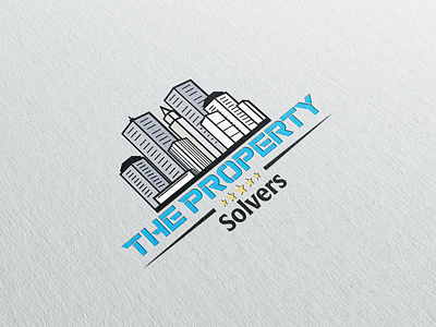 The Property Logo. ad advart branding business corporate home logo marketing property rent