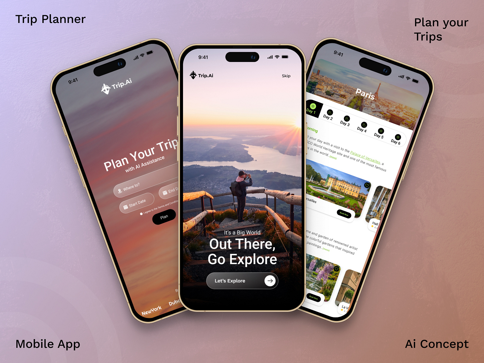 Ai Trip Planner Mobile Ios App By Jatin Pawar On Dribbble Ai Trip Planner Mobile Ios App By Jatin Pawar On Dribbble