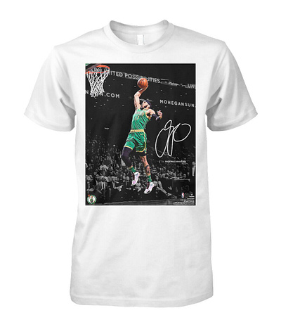 Jayson Tatum Boston Celtics Spotlight Signature Shirt boston celtics facsimile jayson tatum photograph spotlight signature