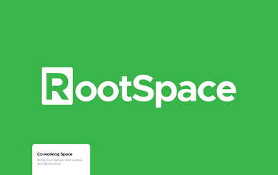 Co-Working Space - RootSpace app branding graphic design logo ui uiux ux website