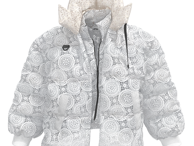 Crochet Puffer 3d clo3d design