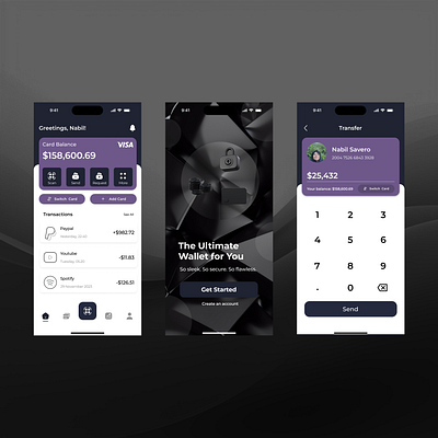 Finance Mobile App mobile app design ui ui ux ui ux design ux website design