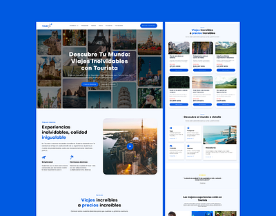 Travel Agency UX/UI Design figma ui user interface ux uxui design web design webflow website